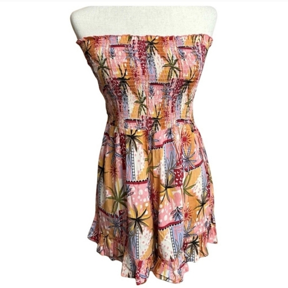 Angie Pants - Angie Smocked Short Romper size S